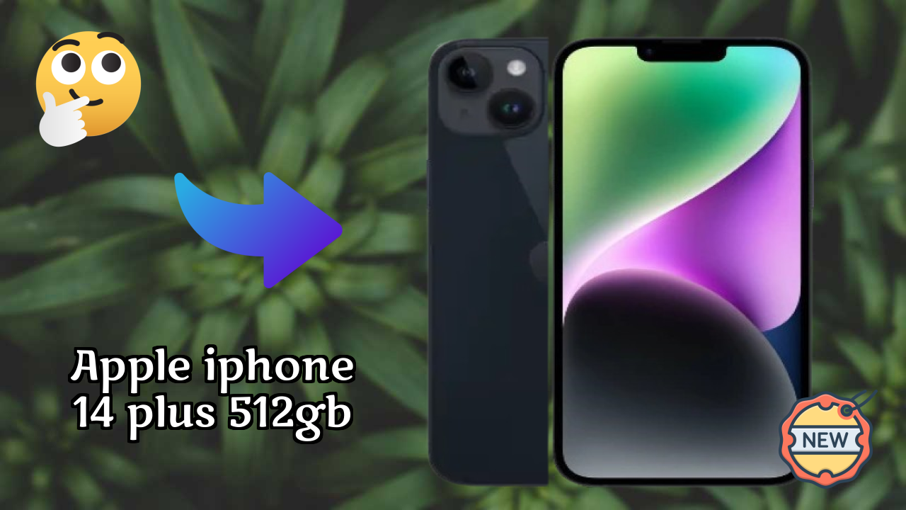 Apple IPhone 14 Plus 512GB 2026: Camera 12 MP + 12 MP Rear Camera And LongLife Bettry