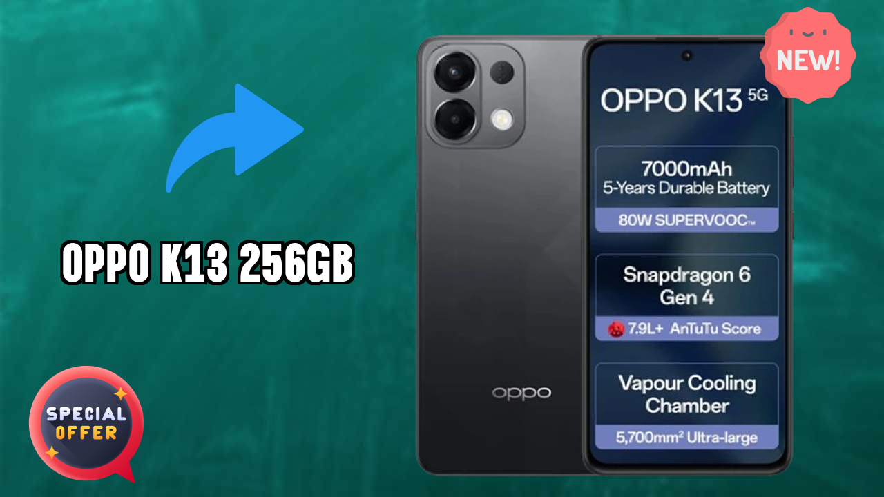 OPPO K13 256GB Price: ₹19,610 - Complete Review