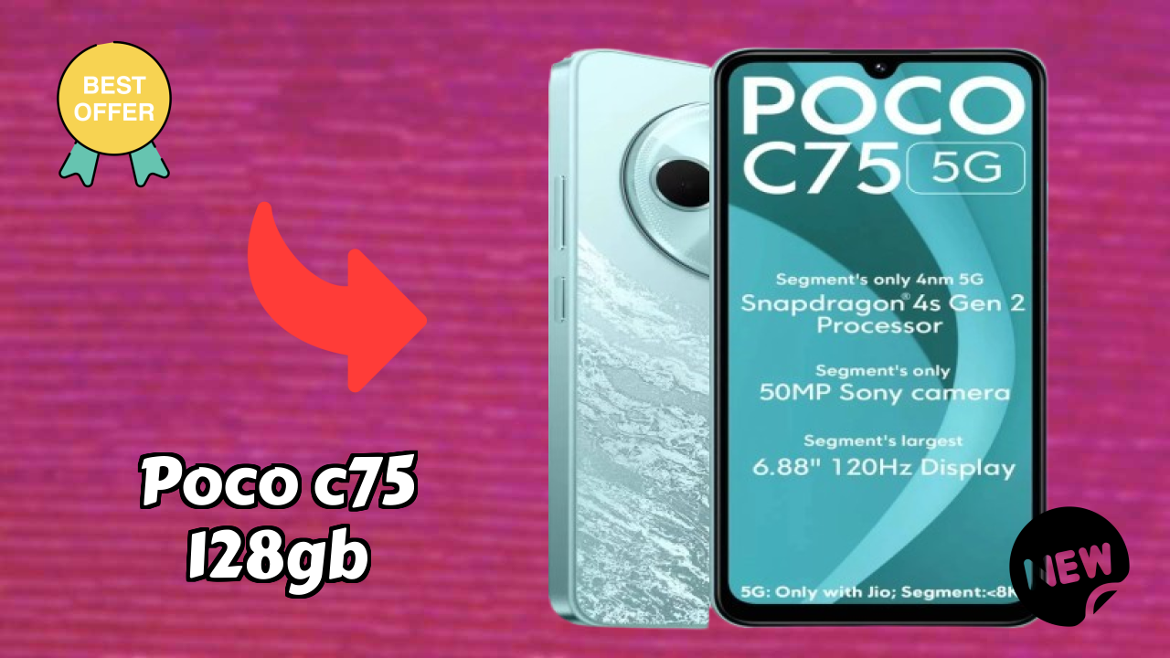 POCO C75 128GB Processor Test: Snapdragon 4s Gen 2 Speed Review