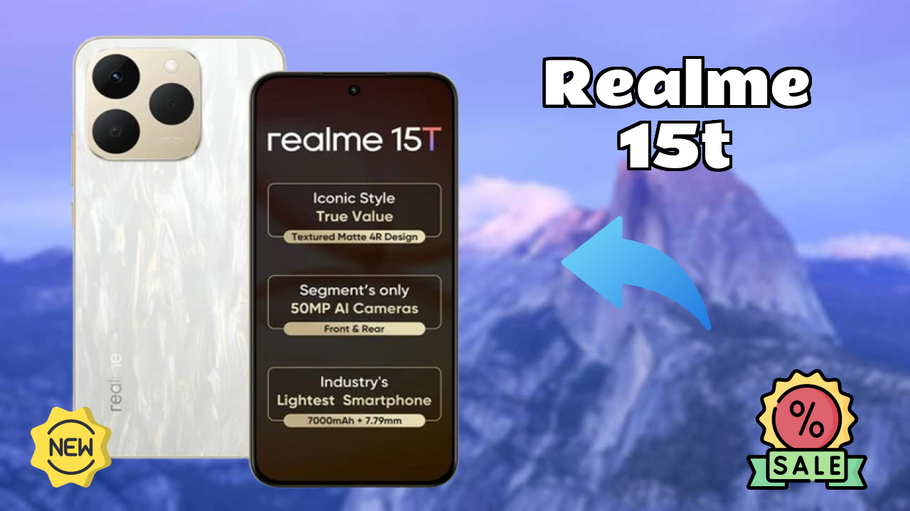 Realme 15T at ₹20,499 - Best Deal Available