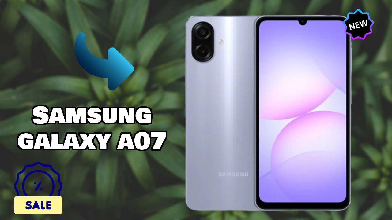 Samsung Galaxy A07 Display Technology: PLS LCD Quality