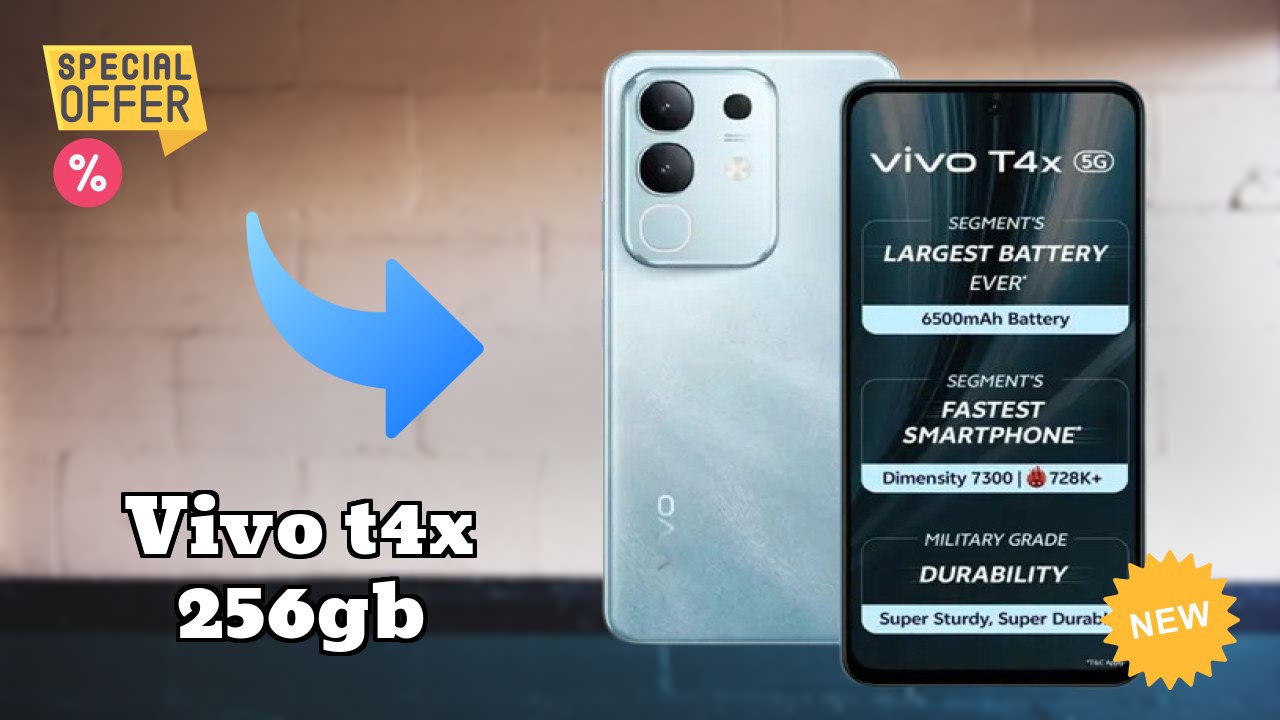 Vivo T4X 256GB Display Analysis: 6.72 Inches (17.07 Cm) Quality