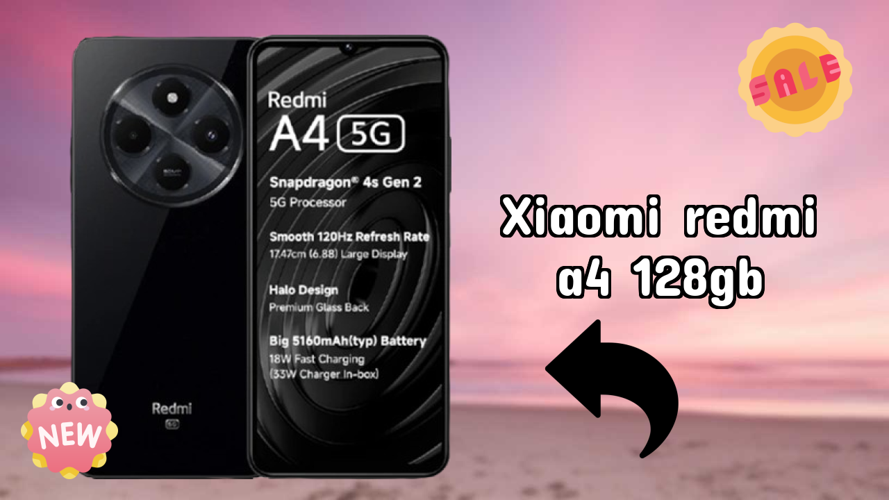 Xiaomi Redmi A4 128GB Battery Life: 5160 MAh Charging Speed